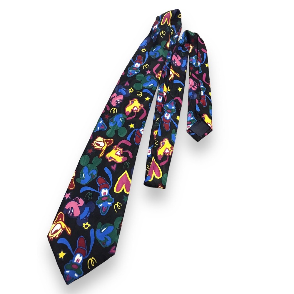 Vintage Retro Balancine Inc Mickey Disney Mens Tie